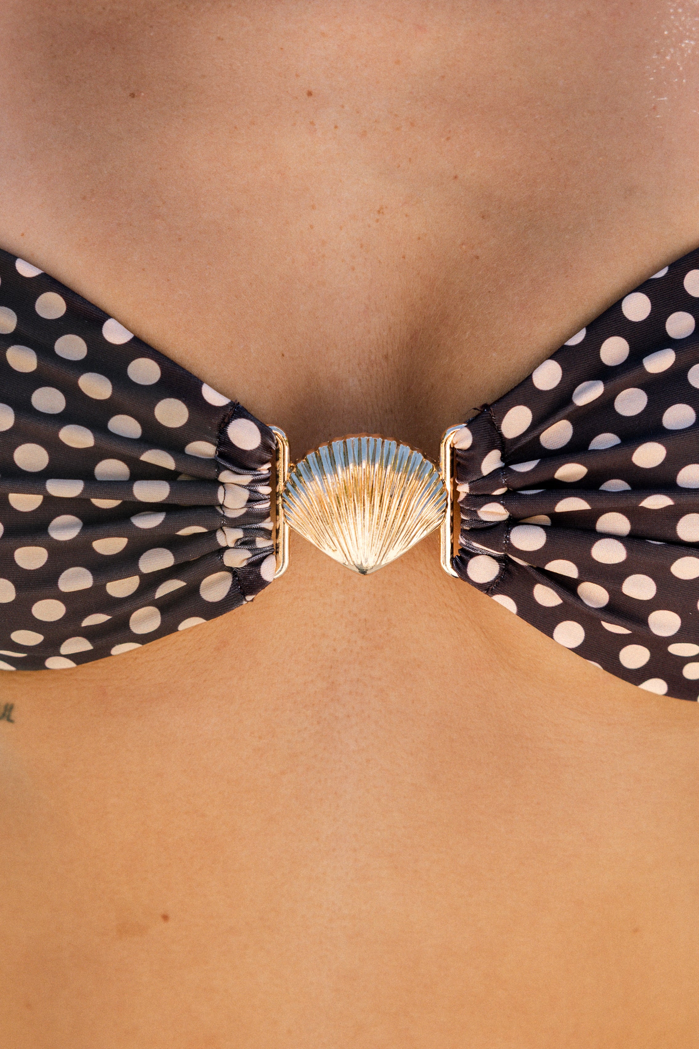 SIRENA HAUT - BROWN POLKA