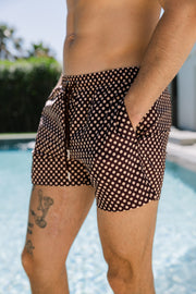 BROWN POLKA SHORT